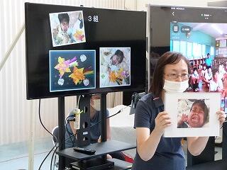 20230913 R5 飯尾敷地小学校との交流及び共同学習～共同作品作り～(5)